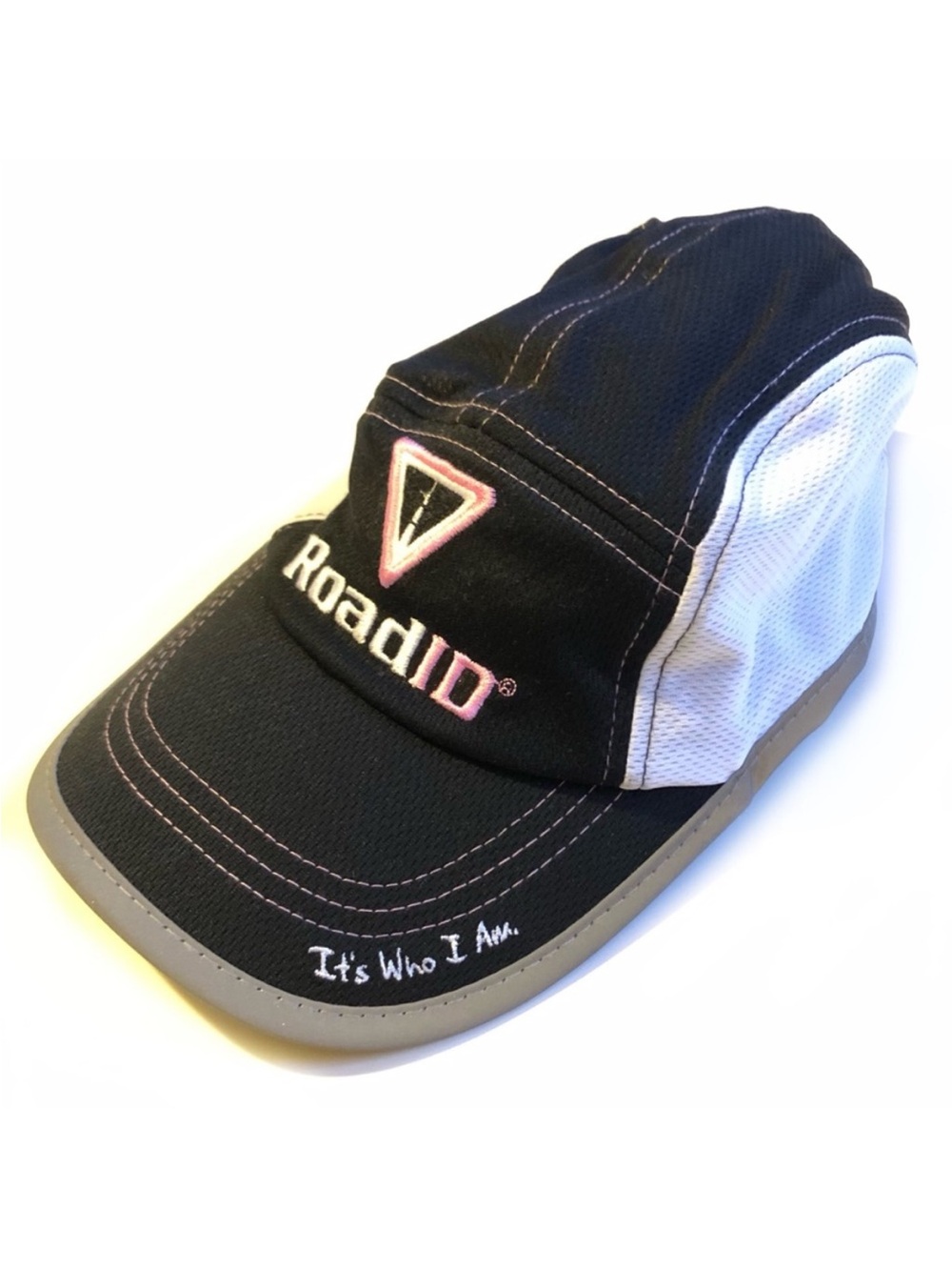 RoadID Cap 3 for 15 SALE CLEARANCE Running Hat Black White Pink